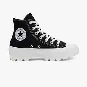 Converse Chuck Taylor All Star Lugged High Top Sneakers - Black/White